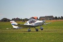 Formation flying during Chrudim Airshow.